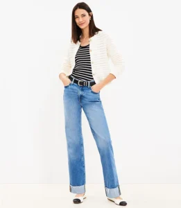 Slouchy Boyfriend Jeans in Classic Mid Wash